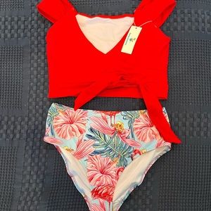 High waisted bikini